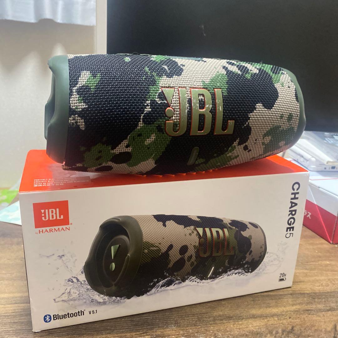 JBL Charge 5 迷彩「新品ウーファー交換済み」