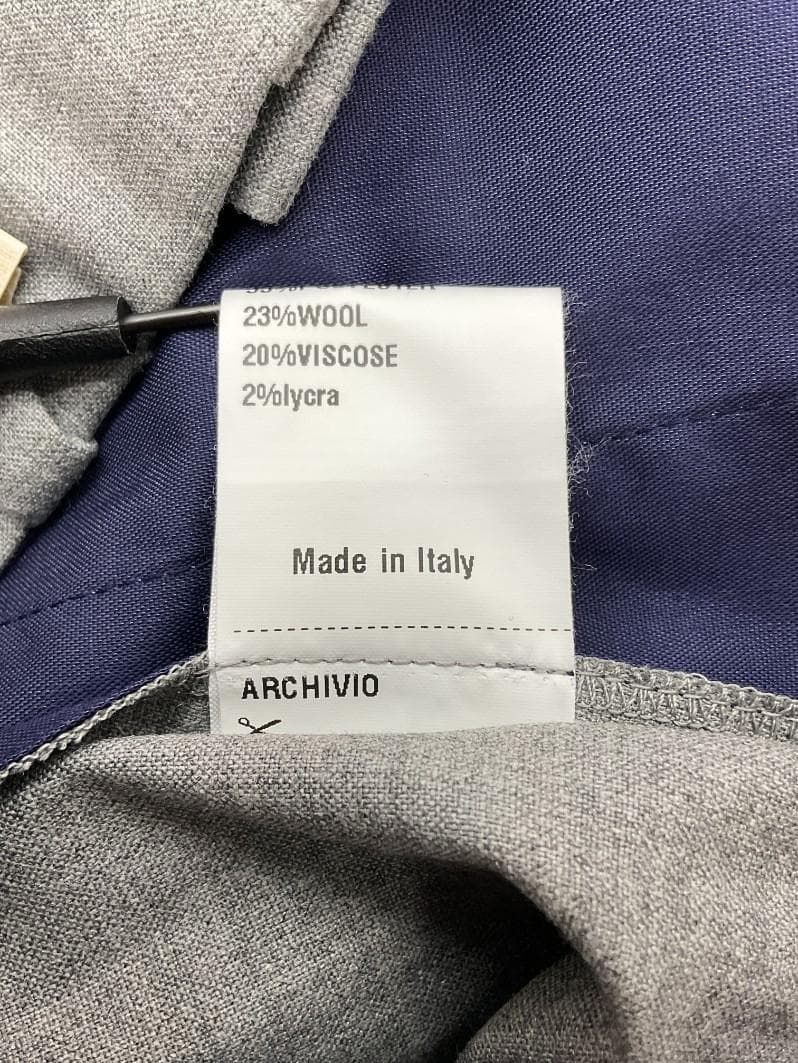 新品 giab's ARCHIVIO DAVINCI ワンタックスラックスパンツ