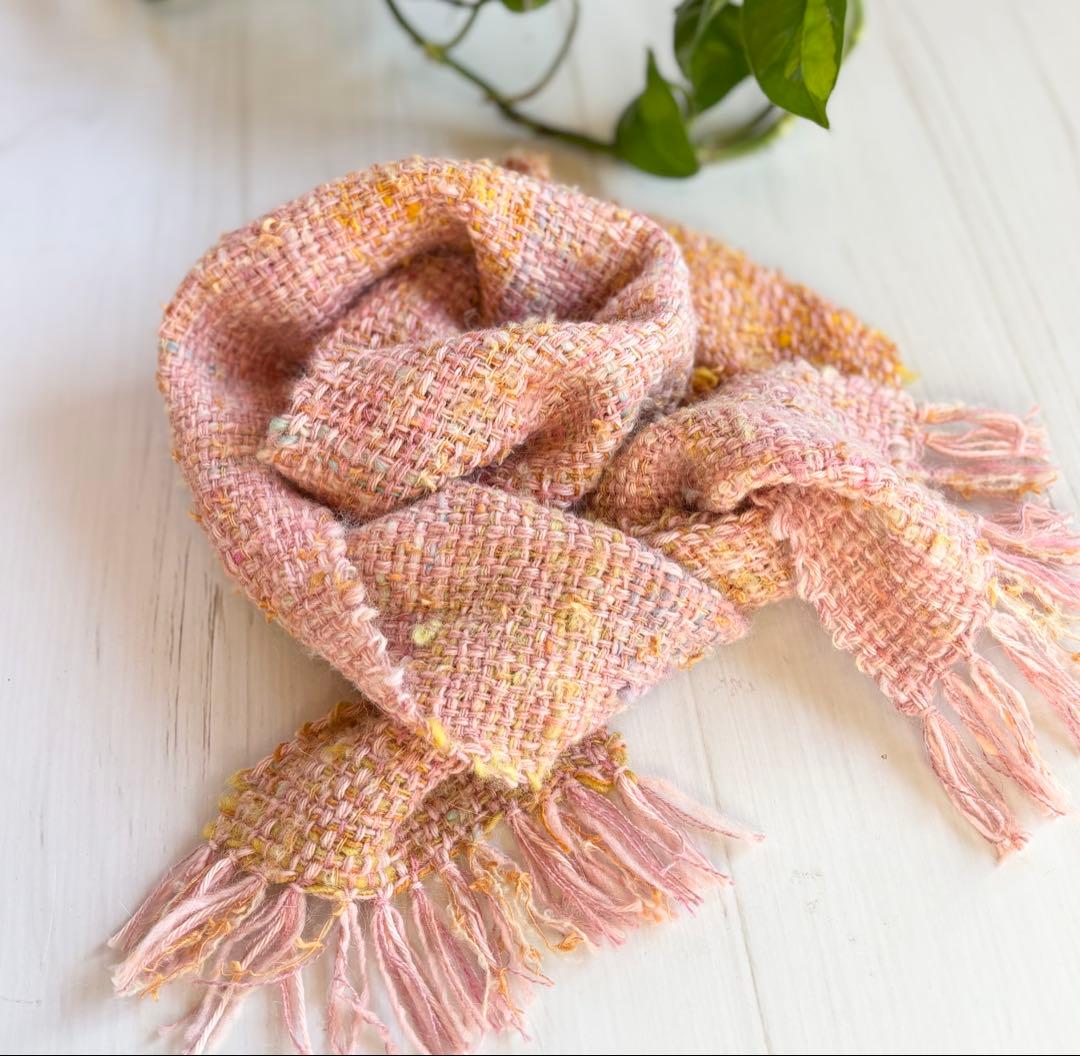 レンコンれん子3点 ★手織りマフラーM5102★M6001★ポーチB-15