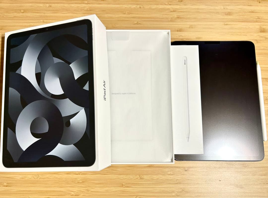 【美品】iPad Air 第5世代 Wi-Fi 64GB グレイ 4点セット