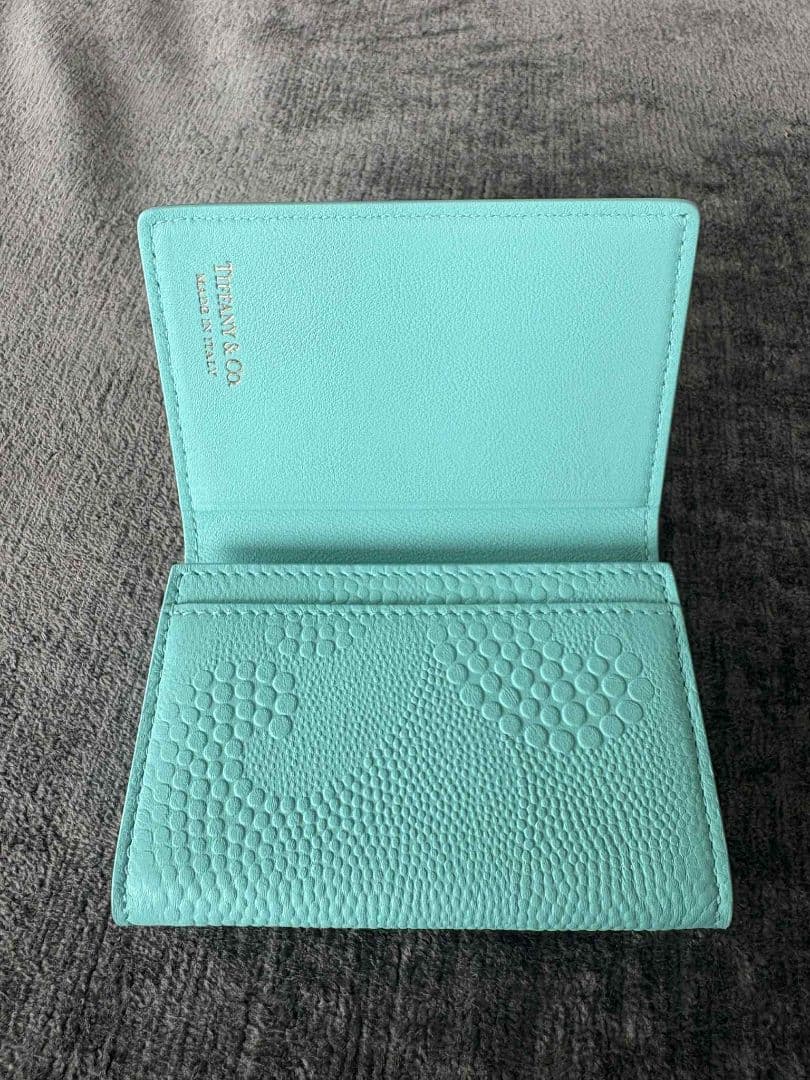 (未使用)Tiffany & Co. 名刺入れ ティファニーブルー