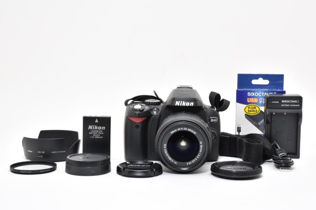 新品級 D40 DX 18-55mm 3.5-5.6 GⅡ 4153枚 H135