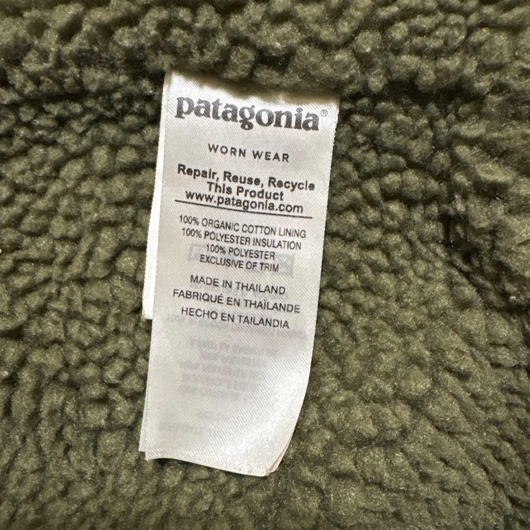 patagonia フード付きモッズコート Sサイズ オリーブ