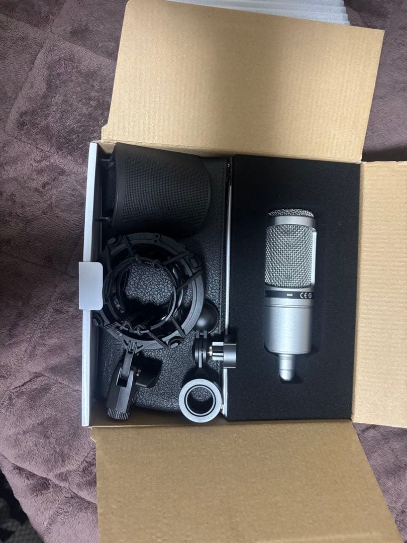 オーディオテクニカAT2020 とポップガードショックマウントセット