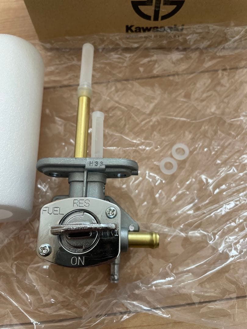 ゼファー400 ゼファーx カワサキ　純正燃料コック　ワッシャーセット