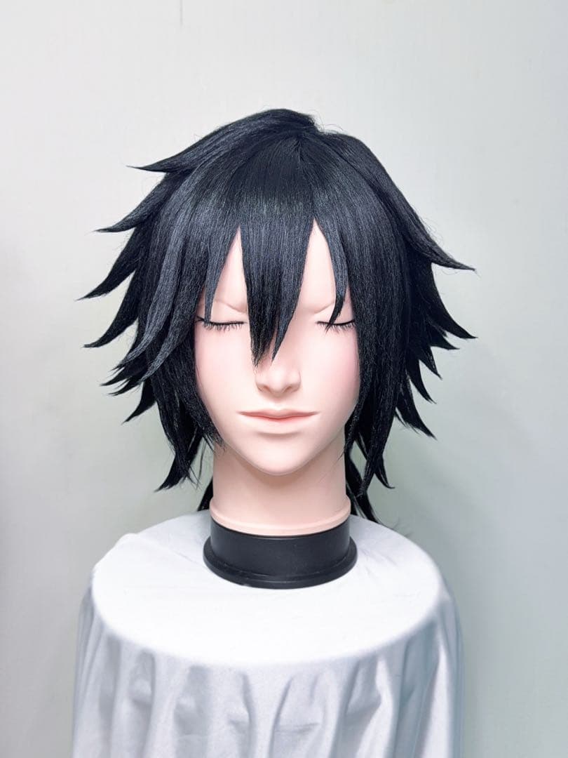 冨岡義勇　ウィッグ　コスプレ　鬼滅の刃