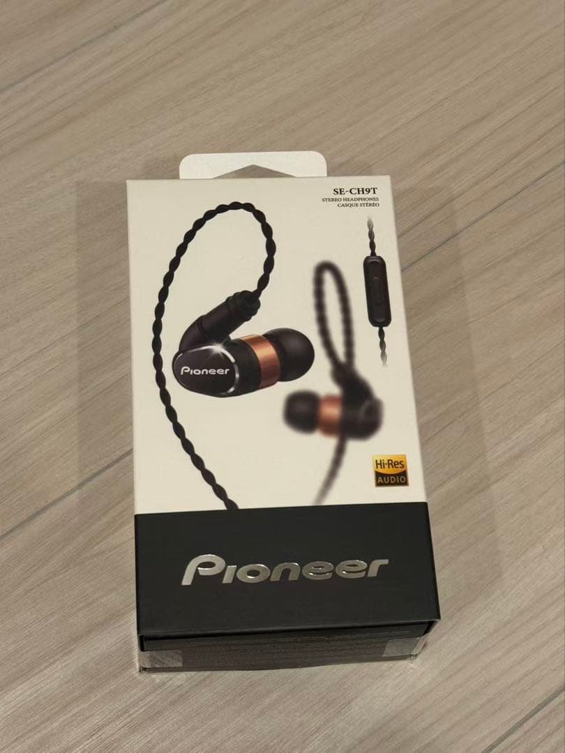 【新品・未使用】パイオニア　ハイレゾイヤホン　SE-CH9T-K