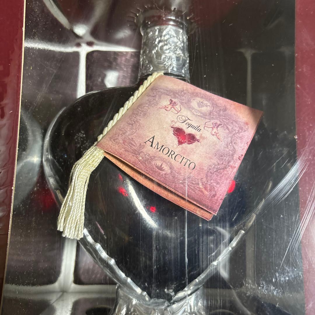 未開封テキーラAmorcito Tequila ハート型ボトル750ml値下げ❌