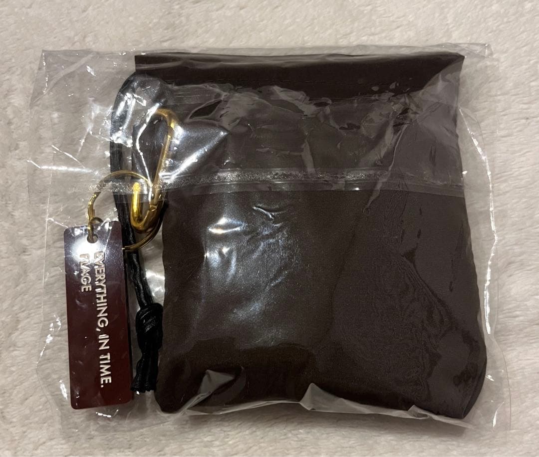 プラージュ　エコバッグ　ノベルティ　ブラウン