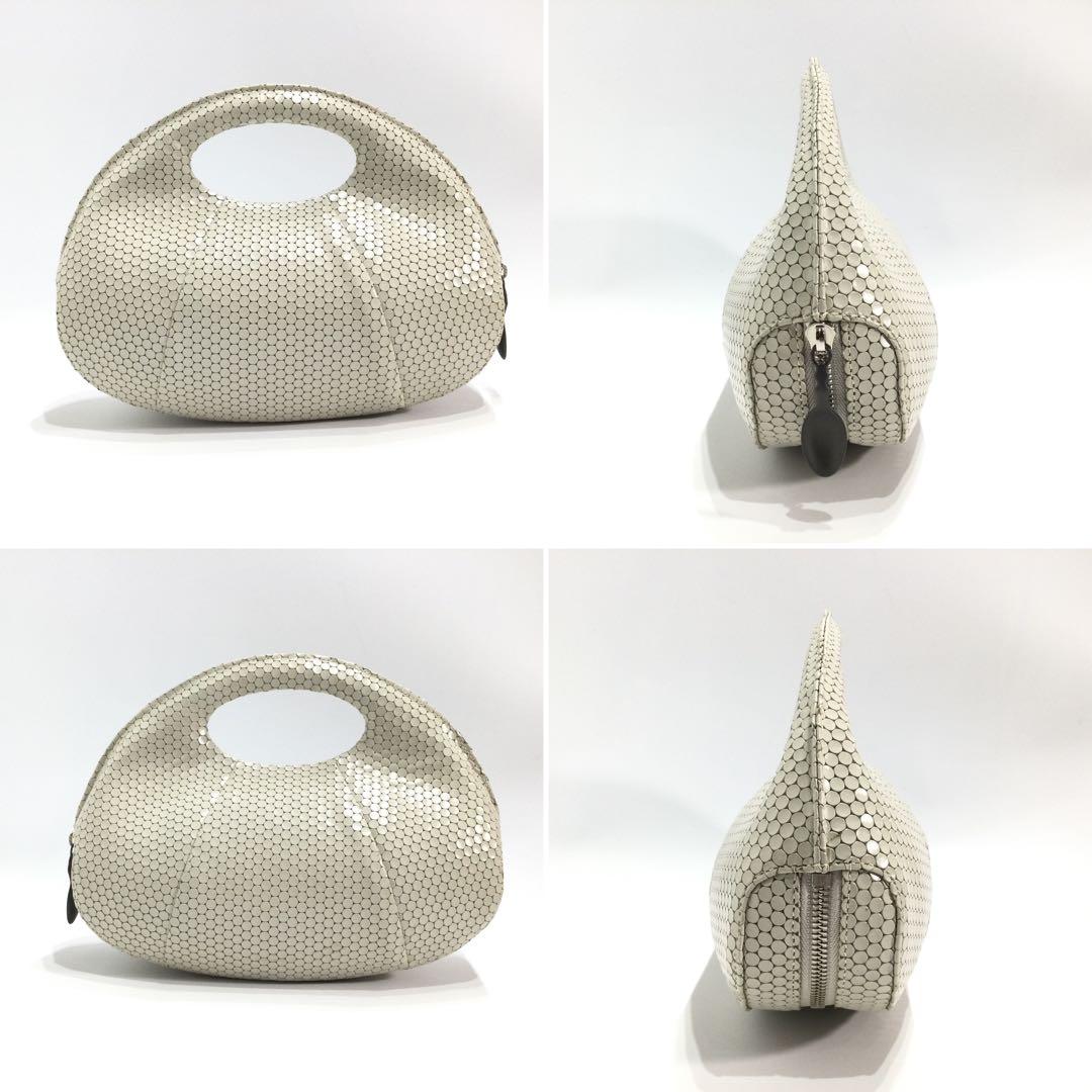 n*a様 未使用品 ヒロコハヤシ　クロワッサンバッグ　カルディナーレ　オフホワイ