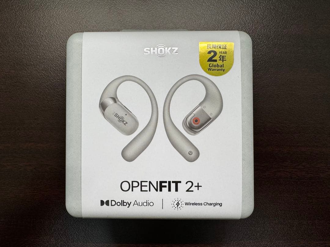 【新品未開封】SHOKZ OPENFIT 2+ グレー 公式サイト品