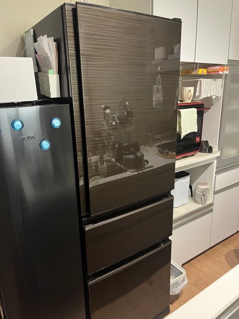 三菱 MR-CX37G-BR 冷蔵庫 365L グロッシーブラウン