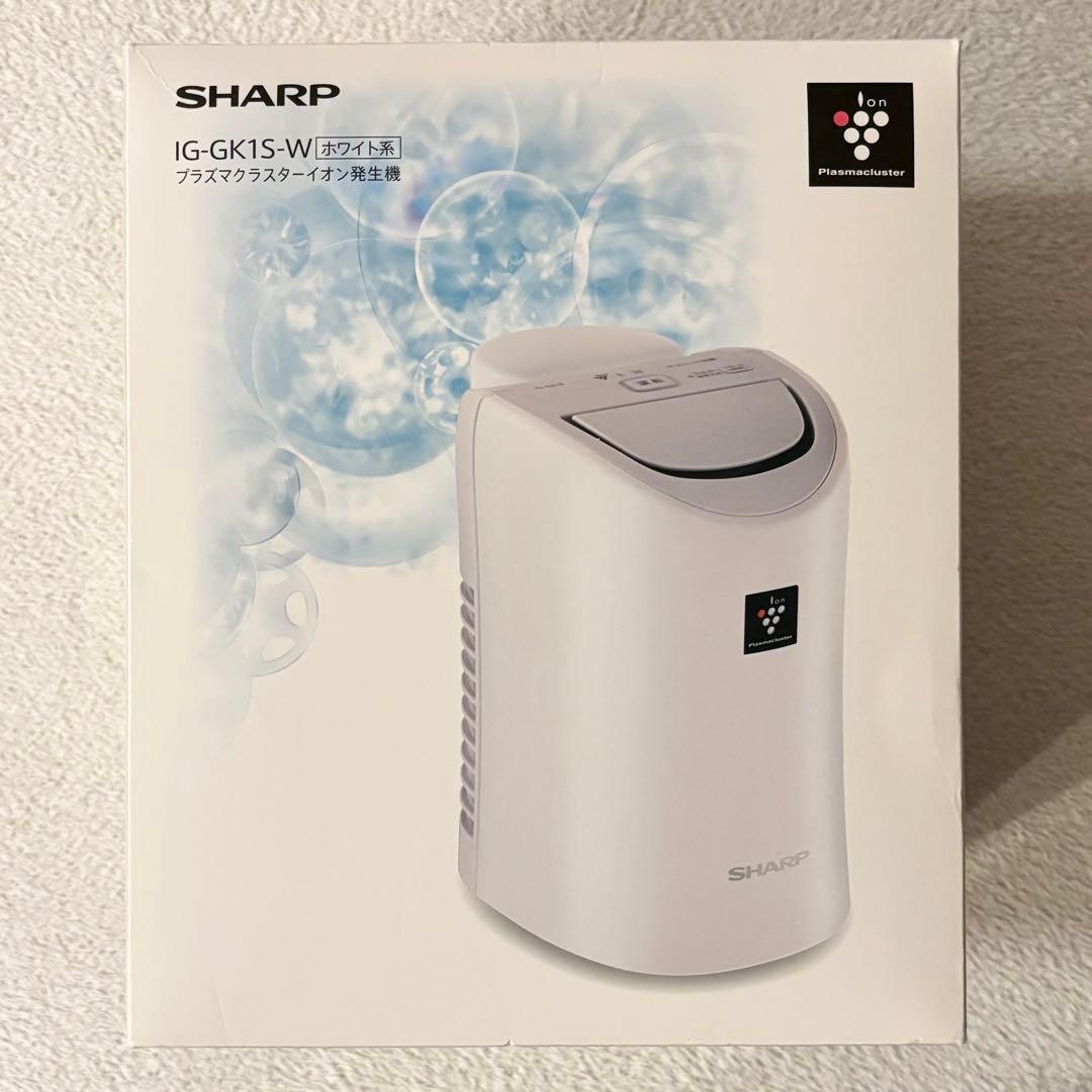 シャープ プラズマクラスター イオン発生機 IG-GK1S ホワイト 白