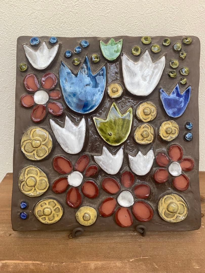 Jie Gantofta ジイガントフタ チューリップの陶板