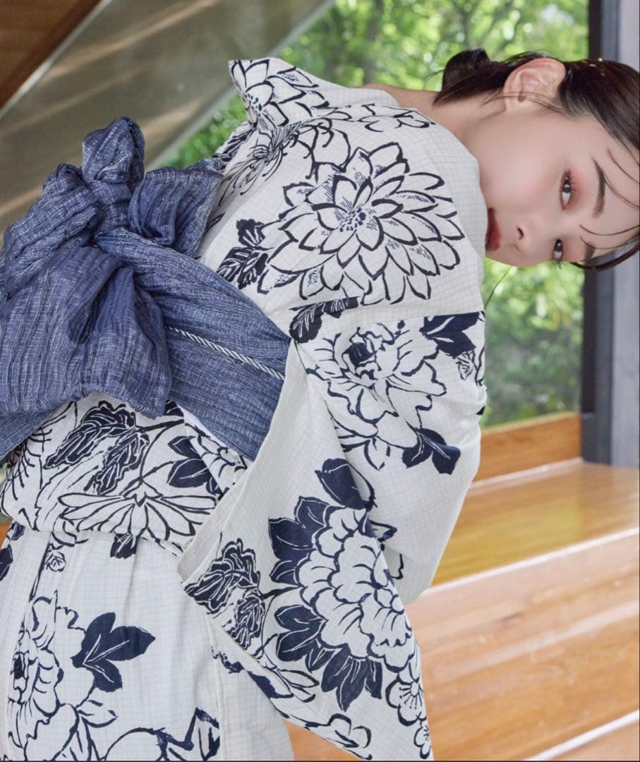 hinari × utatane浴衣セット 牡丹