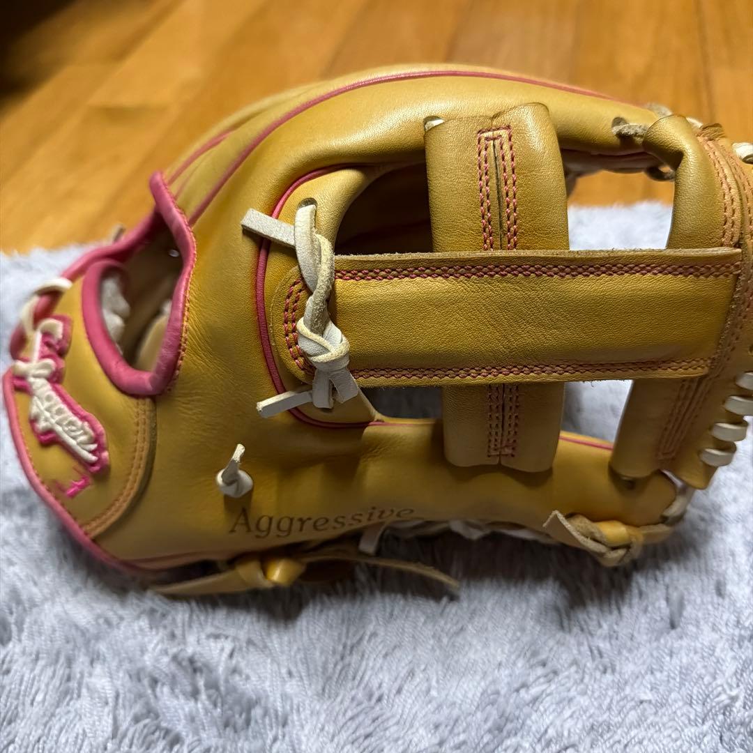 Slugger Passion 軟式グローブ ベージュ/ピンク