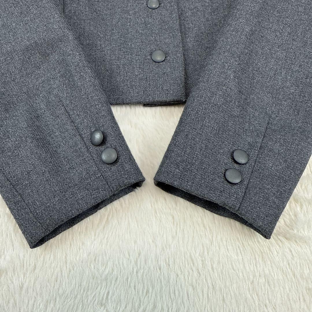 ファミリア　女の子　フォーマル　130 グレー　ワンピース　卒園式　入学式