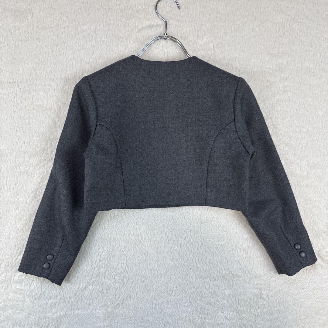 ファミリア　女の子　フォーマル　130 グレー　ワンピース　卒園式　入学式