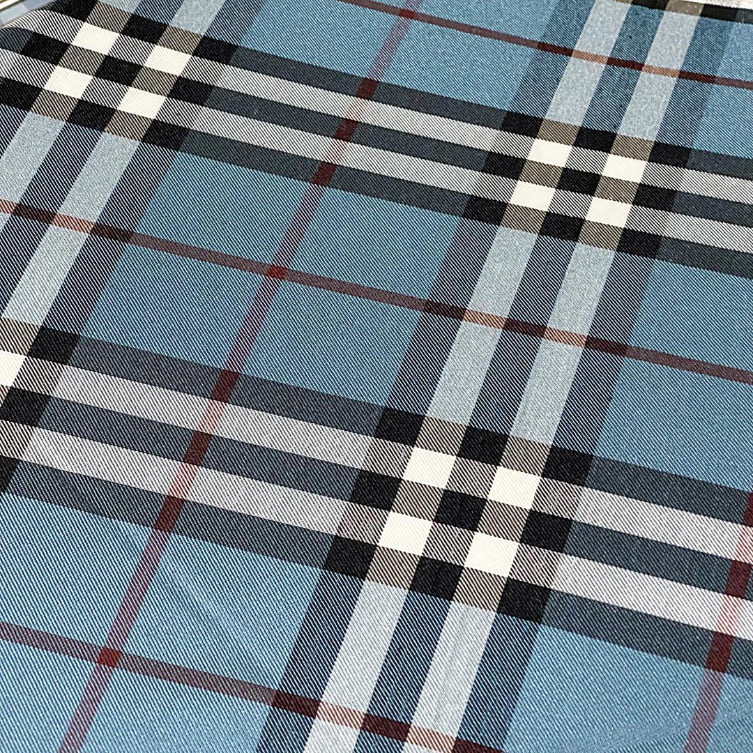 美品　Burberry バーバーリー ノバチェック 折り畳み傘 ブルー 青