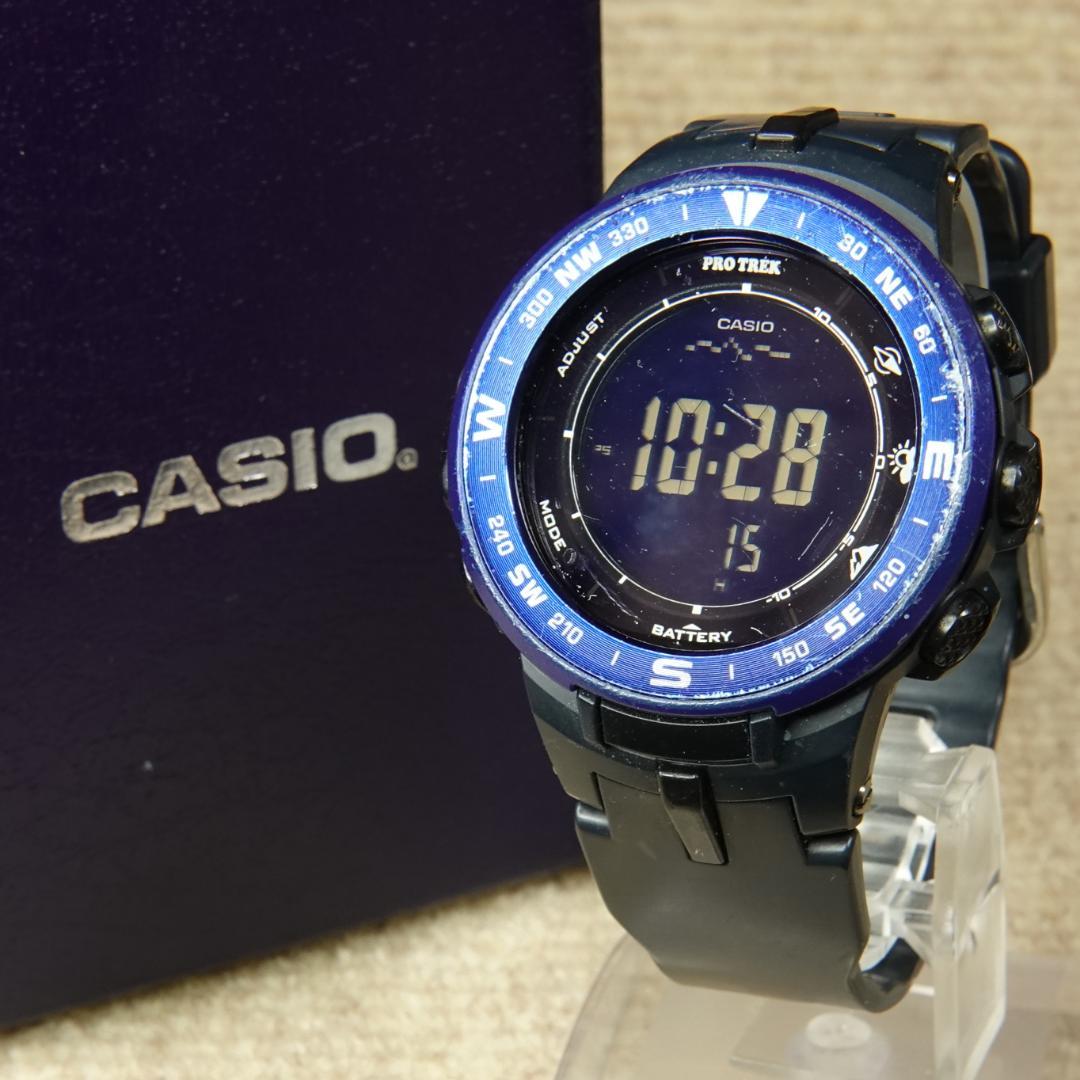カシオ プロトレック PRG-330 トリプルセンサー タフソーラー キャンプ