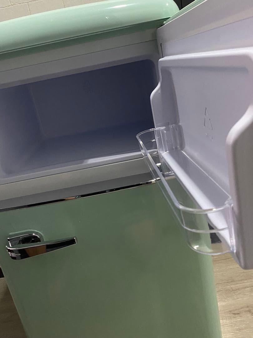 アイリスオーヤマ ノンフロン冷凍冷蔵庫 ライトグリーン 2022年製 81L