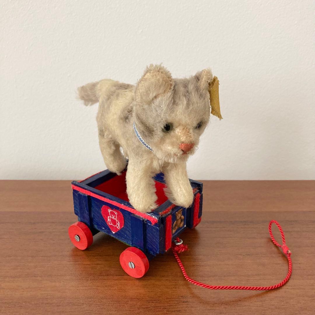 オールドシュタイフ　シュタイフ　子猫　tabby　ドイツ　ヴィンテージ