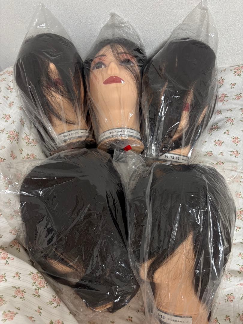 美容師国家試験　実技試験用カットウィッグ 24-12-13