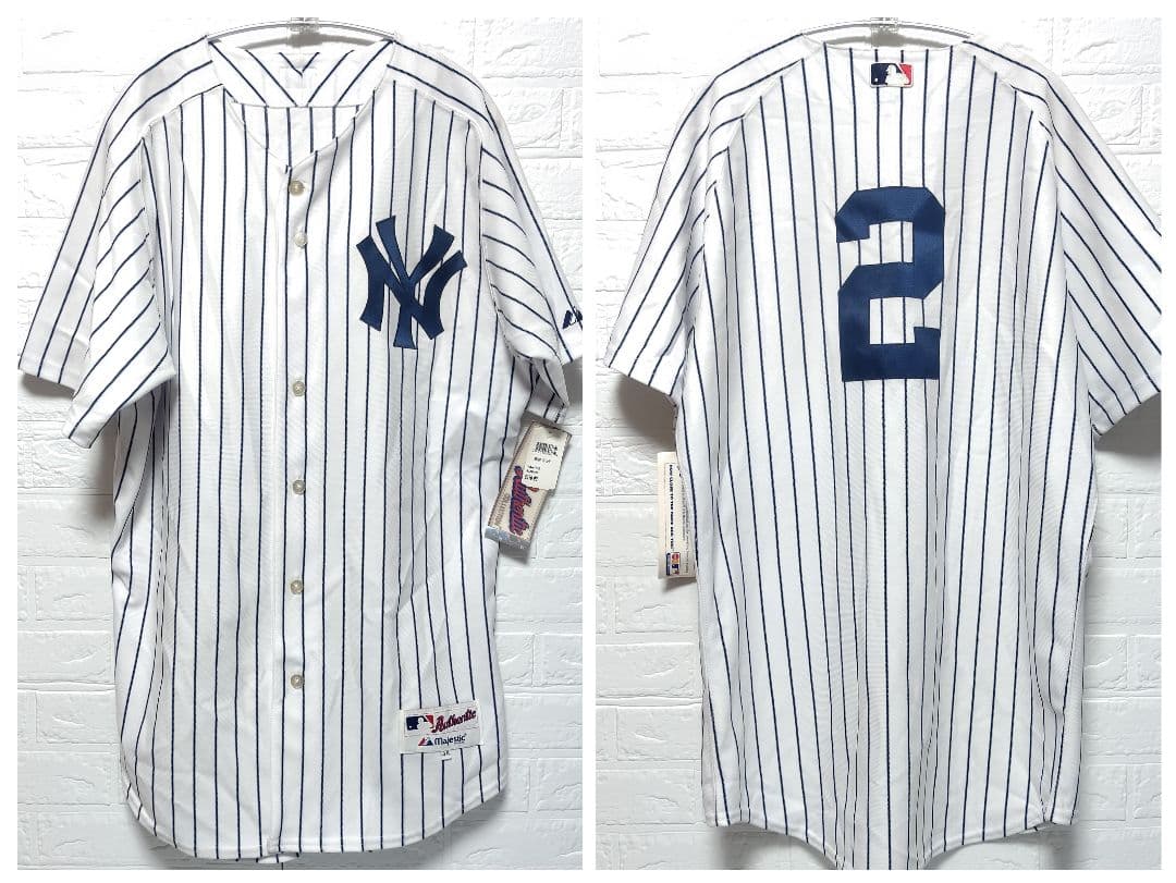 MLB　ヤンキース　2デレク・ジーター　オーセンティック　ユニフォーム　未使用品