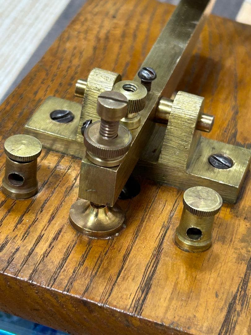 ヴィンテージ 木製 電鍵