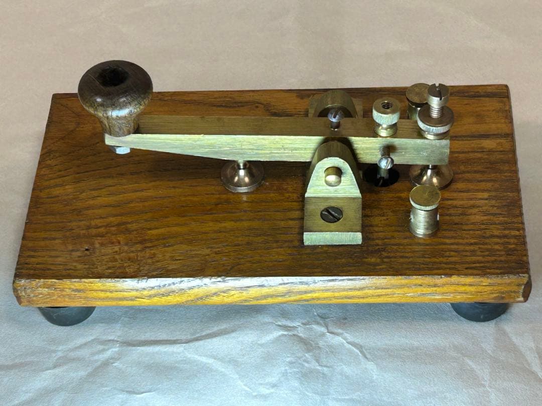 ヴィンテージ 木製 電鍵