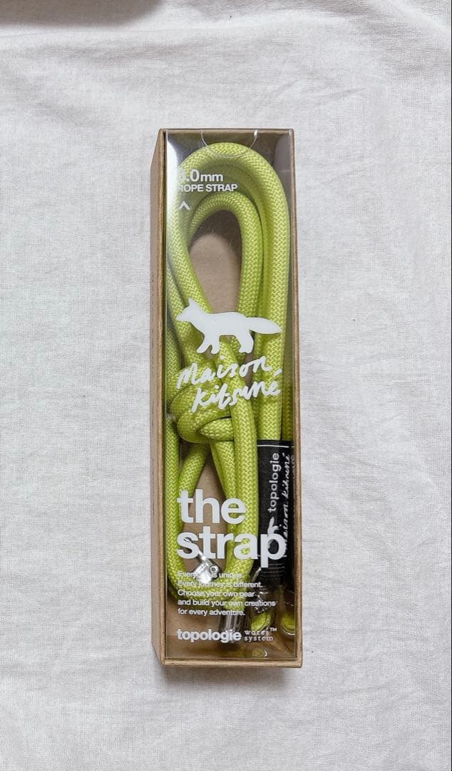 MAISONKITSUNE×TOPOLOGIE 8.0mm ROPESTRAP