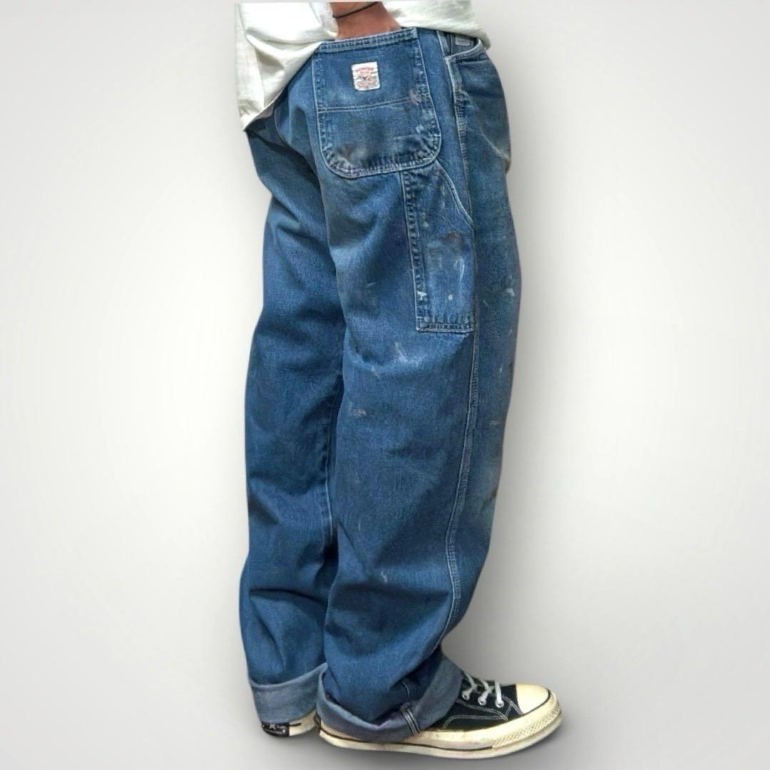 USA製 POINTER BRAND デニムペインターパンツ ペンキ フェード