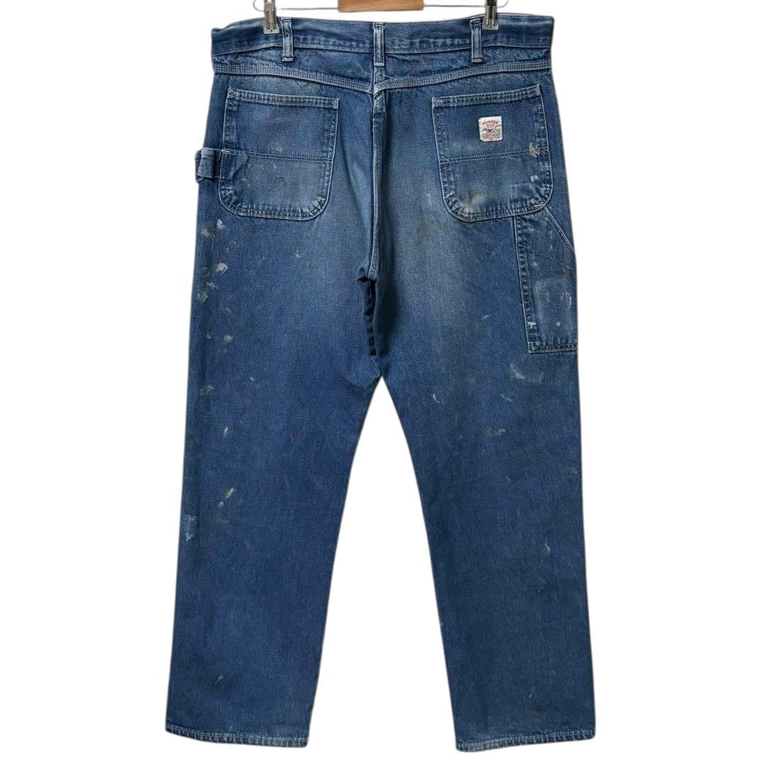 USA製 POINTER BRAND デニムペインターパンツ ペンキ フェード