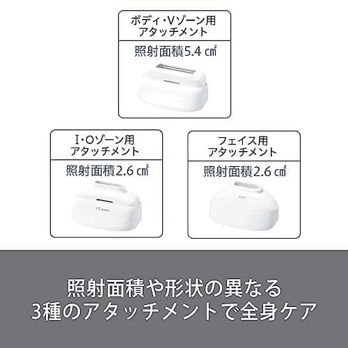パナソニック 脱毛器 光エステ スムースエピ ボディ&フェイス用 VIO対応 m