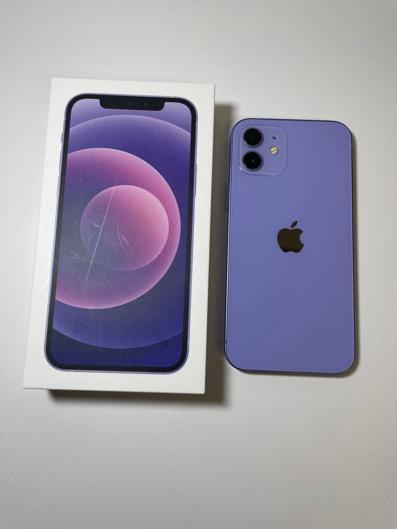 iPhone 12 パープル128GB Simフリー
