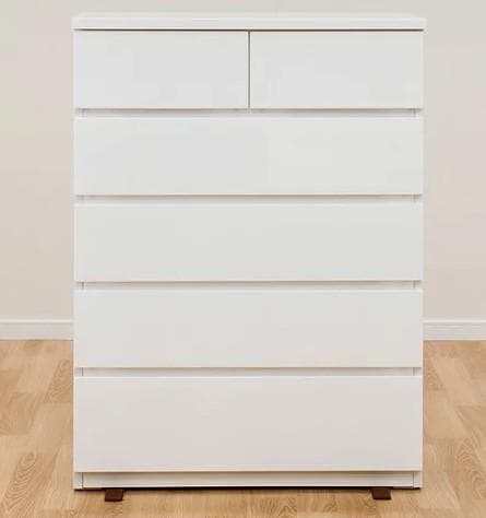 ☆未開封 ニトリ ハイチェスト フォウ 5段 FOW 80HC-WH タンス