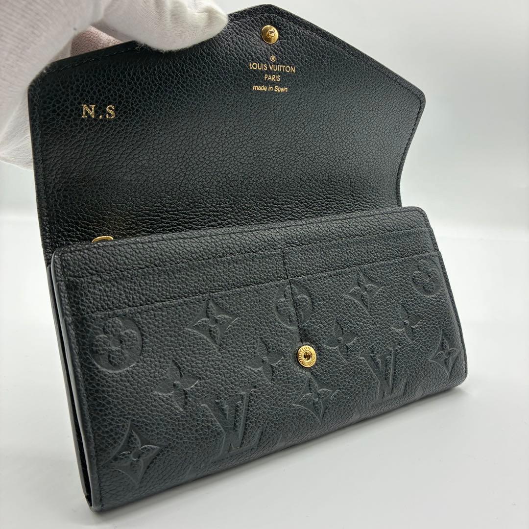 ルイヴィトン アンプラント ポルトフォイユ サラ ノワール