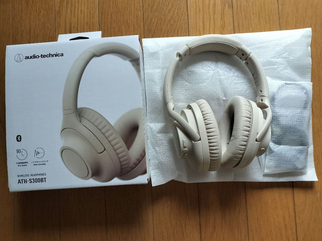 保証付 オーディオテクニカ ATH-S300BT ワイヤレスヘッドホン ホワイト