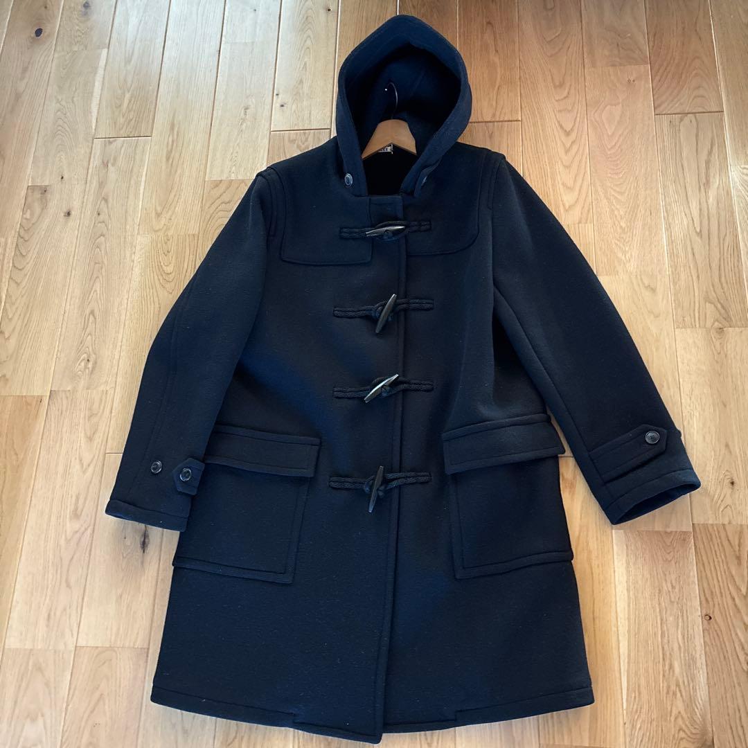 AURALEE 黒 ロングダッフルコートほぼ新品美品
