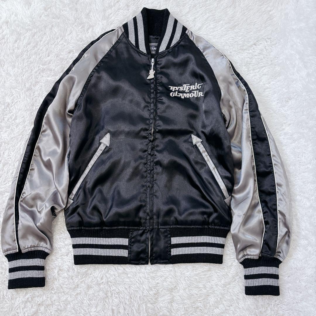 美品　ヒステリックグラマー　スカジャン　y2k 短丈　バイクガール