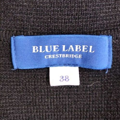 【美品】ブルーレーベルクレストブリッジ ミラノリブジャケット 金ボタン 黒