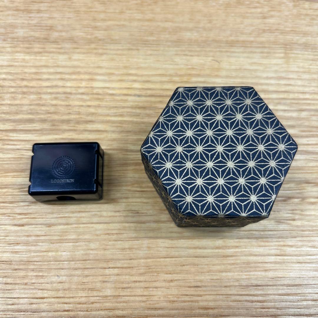 ミニロゴストロン黒、言玉手箱龍宮黒　ロゴストロン