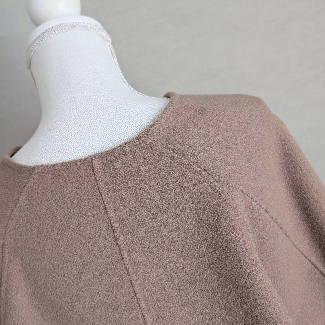 Spick and Span ビーバーストール付きセットコート ノーカラーコート