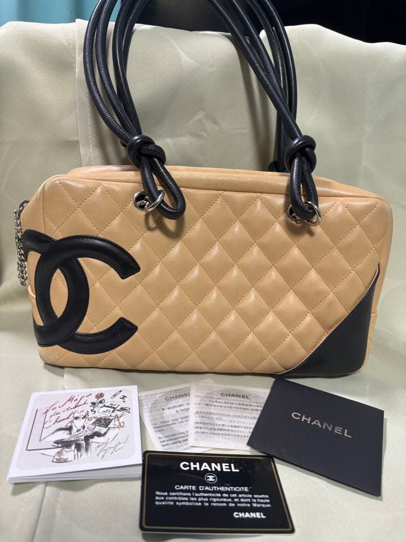 CHANEL シャネルカンボンラインボウリングバッグ