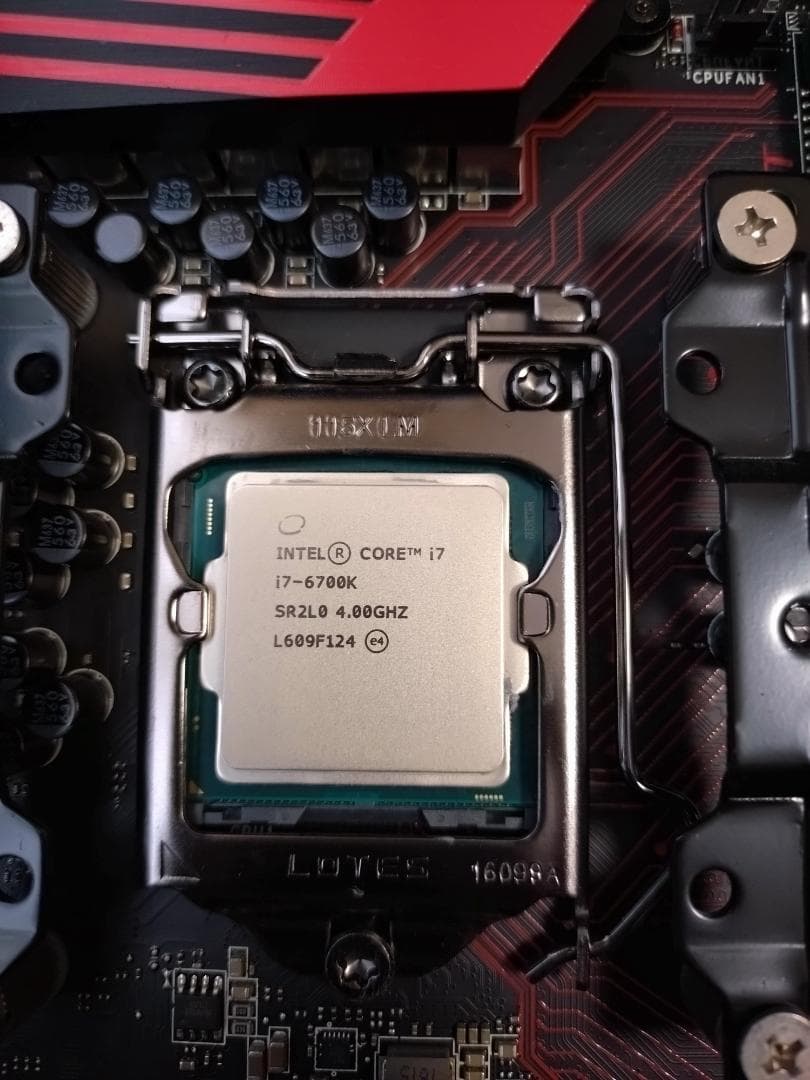 MSI Z170A GAMING M5 + Intel i7-6700K+その他