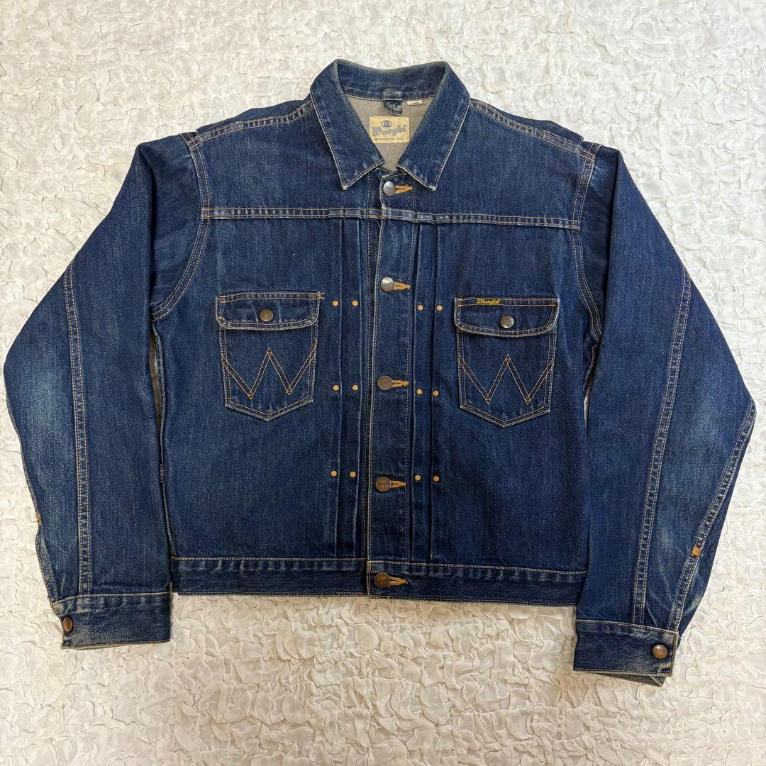90's 復刻 縦ベルラングラーWrangler 111mj デニムジャケットL