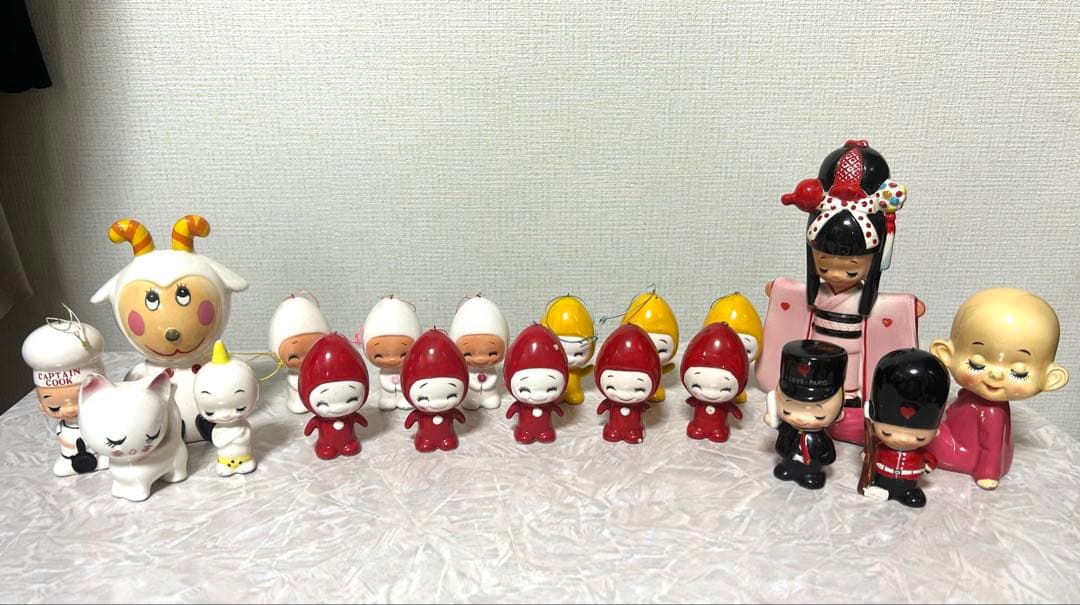 内藤ルネ レトロ陶器人形セット