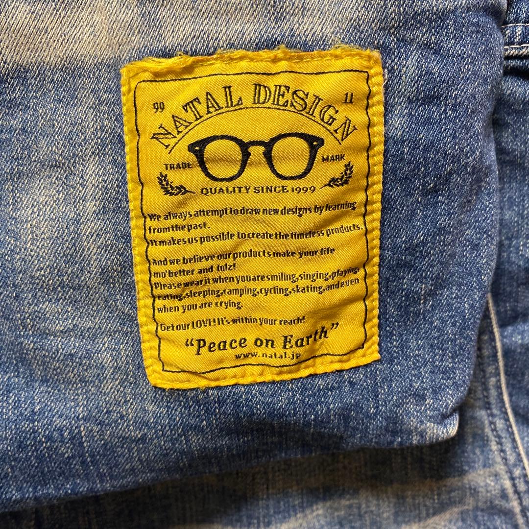 ネイタルデザイン NATAL DESIGN デニム オーバーオール M
