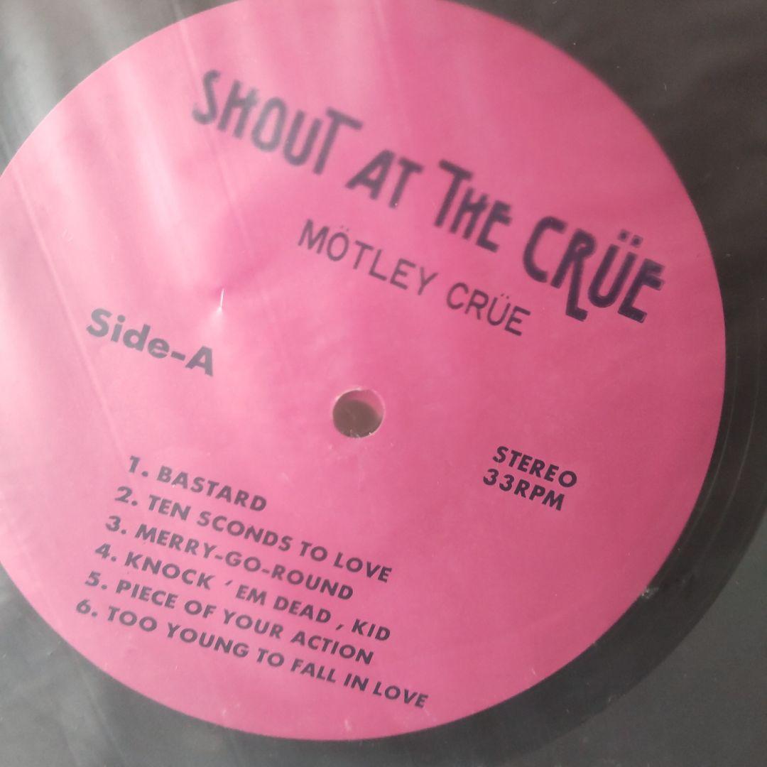 Mötley Crüe SHOUT AT THE CRÜE LPレコード2枚組