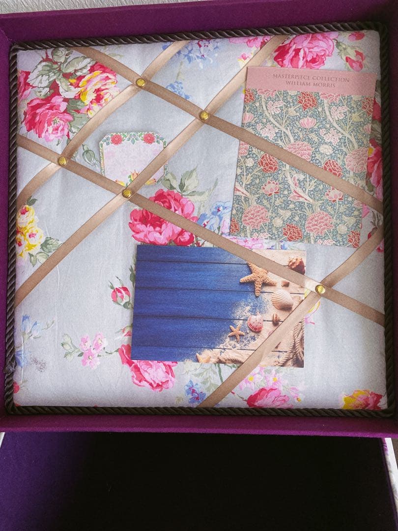 大きなボックス、ローラアシュレイ、カルトナージュ